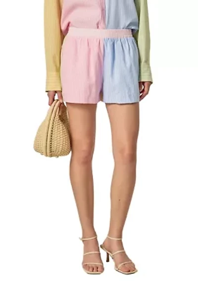 COLORBLOCK STRIPE SHORTS
