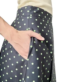 DOT MIDI FULL SKIRT