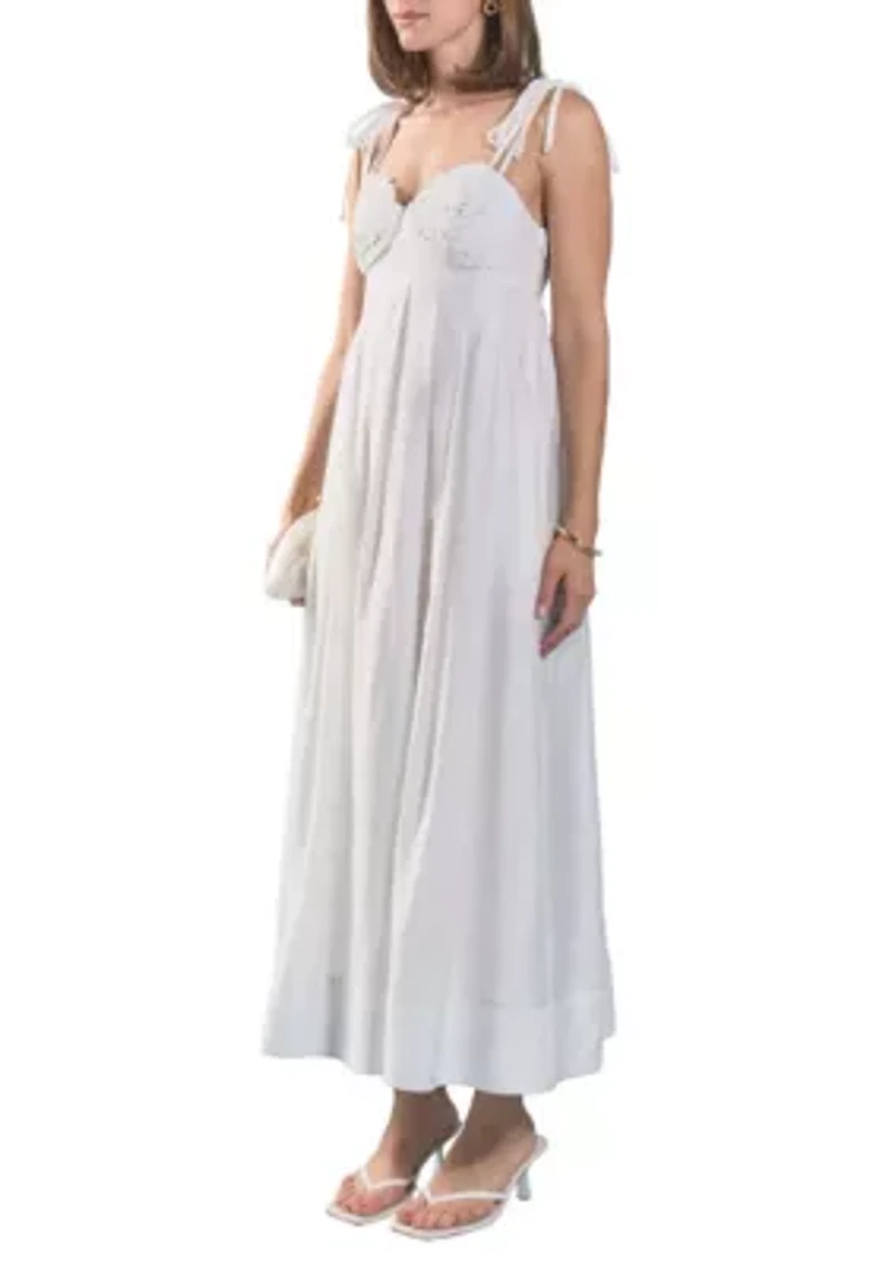 PEARL SEASHELL MAXI DRESS