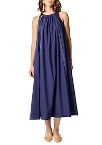 HALTER NECK MIDI DRESS