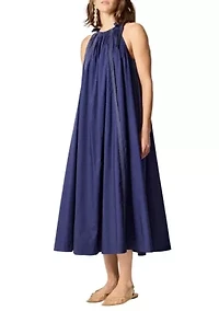 HALTER NECK MIDI DRESS