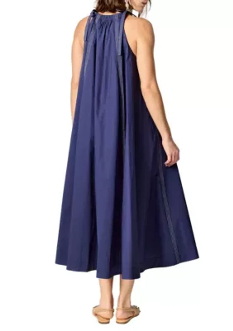 HALTER NECK MIDI DRESS