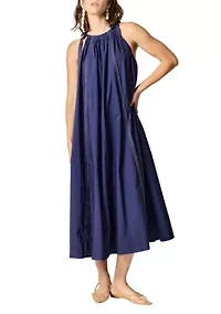 HALTER NECK MIDI DRESS
