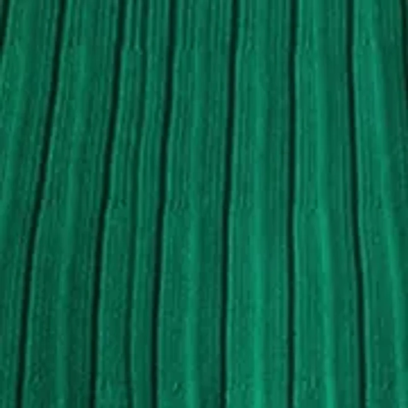 Plus Pleated A-Line Knit Midi Dress
