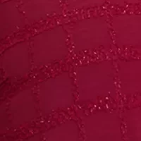 Plus Textured Chiffon Dress