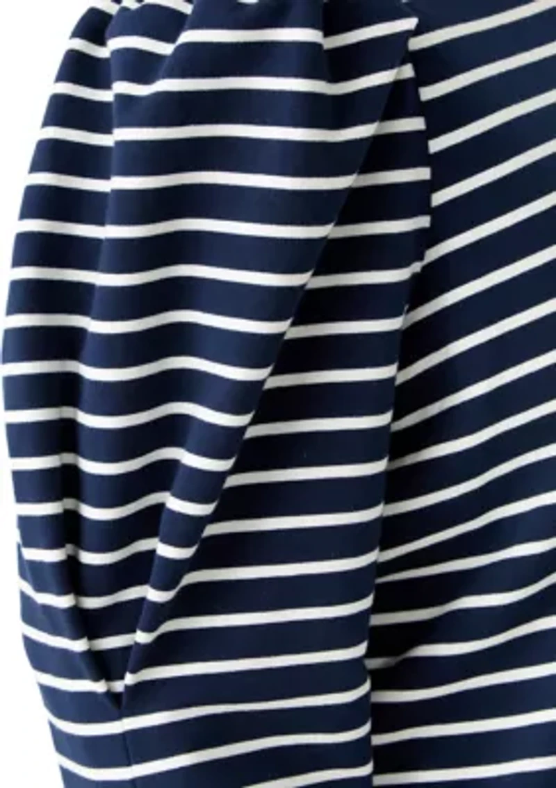 Plus Stripe Long Sleeve T-Shirt