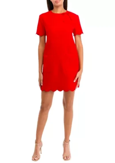 Women's Scallop Mini Dress