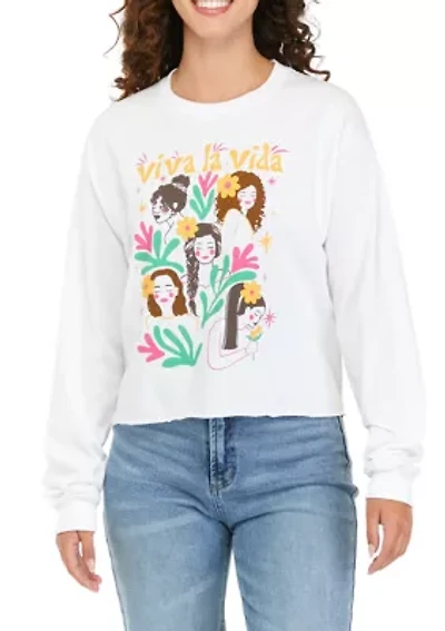 Women's Long Sleeve Viva la Vida Graphic T-Shirt