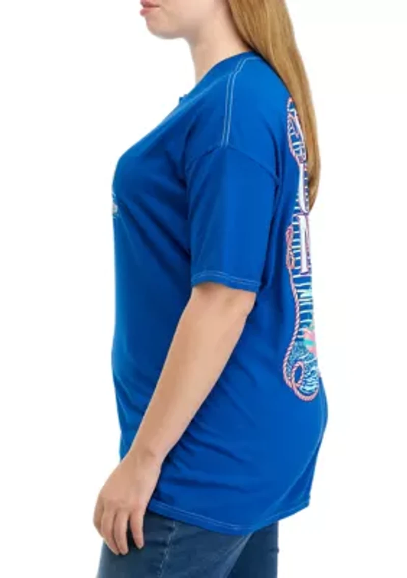 Plus Sailboat Graphic T-Shirt