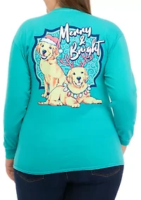 Plus Merry and Bright Graphic T-Shirt