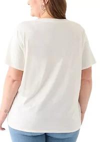 Plus Equestrian Club Burnout Graphic T-Shirt