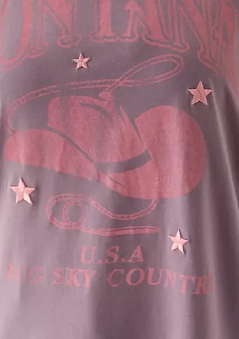 Plus Montana Cowboy Graphic T-Shirt