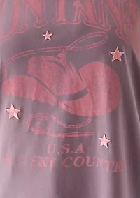 Plus Montana Cowboy Graphic T-Shirt