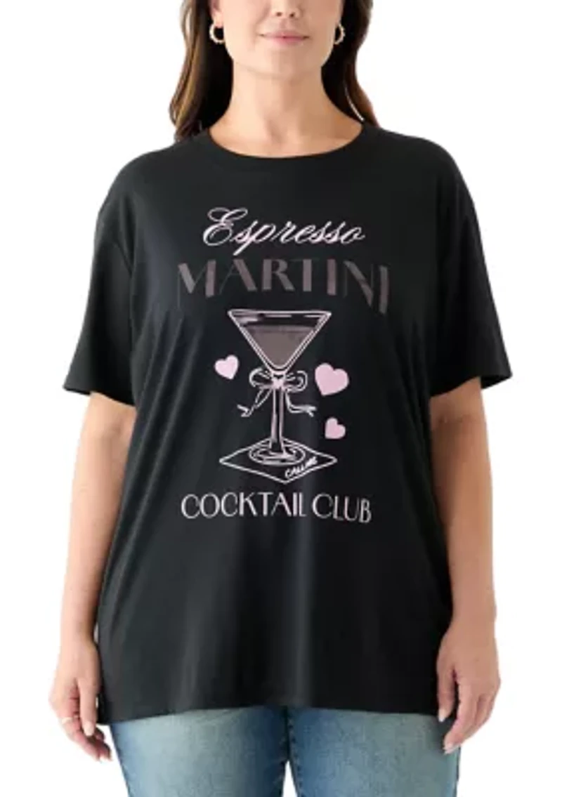 Plus Espresso Martini Graphic T-Shirt