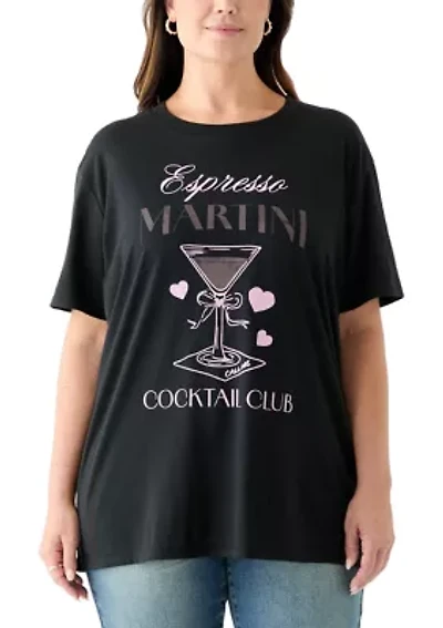 Plus Espresso Martini Graphic T-Shirt