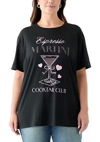 Plus Espresso Martini Graphic T-Shirt