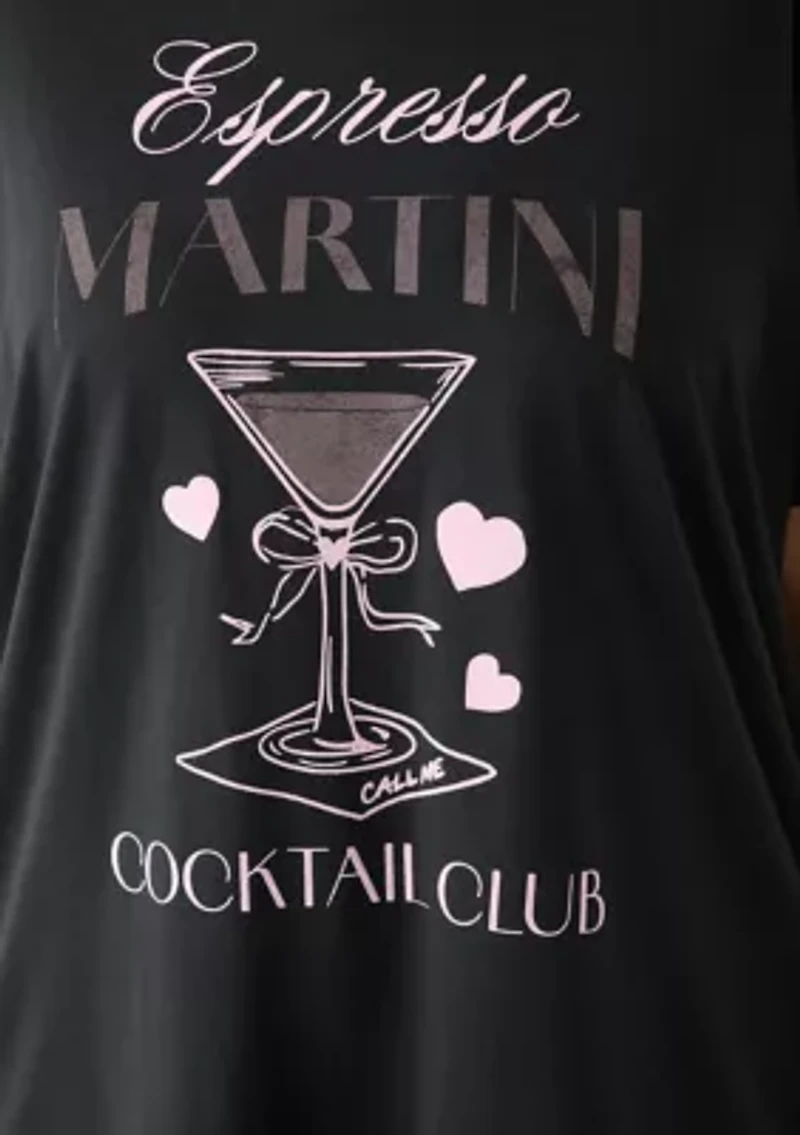 Plus Espresso Martini Graphic T-Shirt