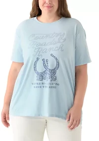 Plus Country Roads Ranch Graphic T-Shirt