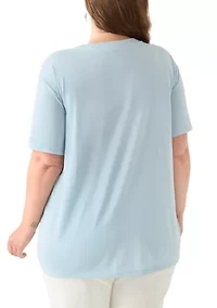 Plus Country Roads Ranch Graphic T-Shirt