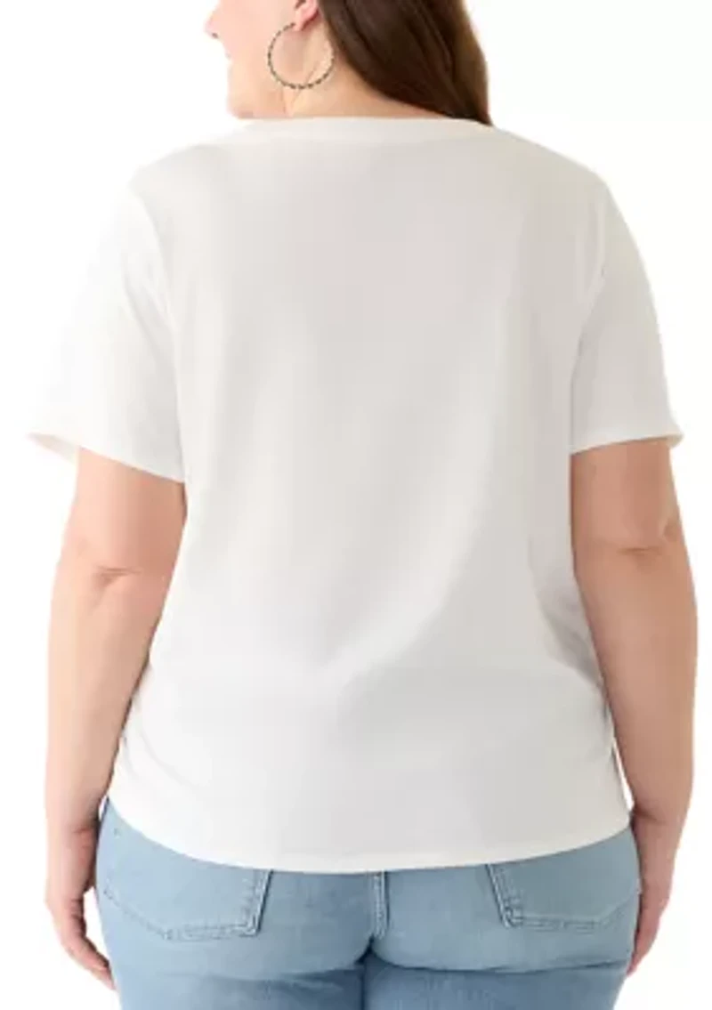 Plus Snoopy USA Shirt