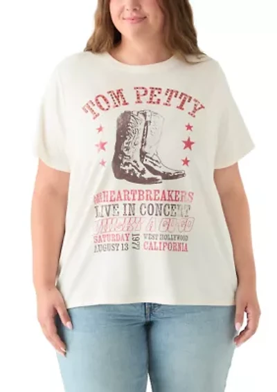 Plus Tom Petty Graphic T-Shirt