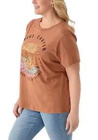 Plus Grand Canyon Mineral Wash Graphic T-Shirt