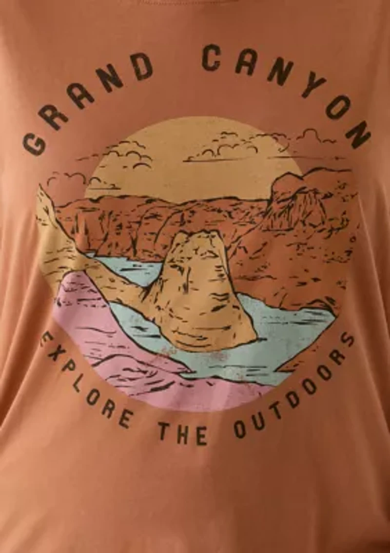 Plus Grand Canyon Mineral Wash Graphic T-Shirt