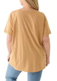 Plus Dutton Ranch Mineral Wash Graphic T-Shirt