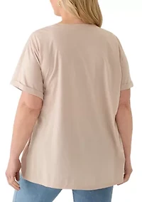 Plus Austin Fest Mineral Wash Graphic T-Shirt