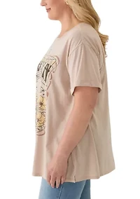 Plus Austin Fest Mineral Wash Graphic T-Shirt