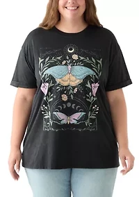 Plus Cosmic Butterfly Graphic T-Shirt