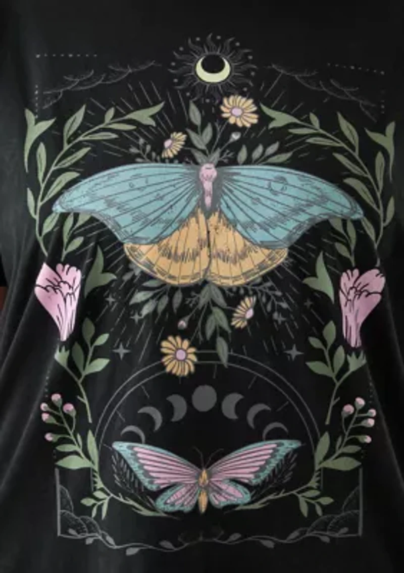 Plus Cosmic Butterfly Graphic T-Shirt