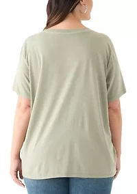 Plus Joshua Tree Pigment Dyed Graphic T-Shirt