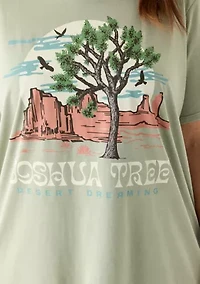 Plus Joshua Tree Pigment Dyed Graphic T-Shirt