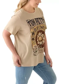 Plus Tom Petty Wildflowers Graphic T-Shirt