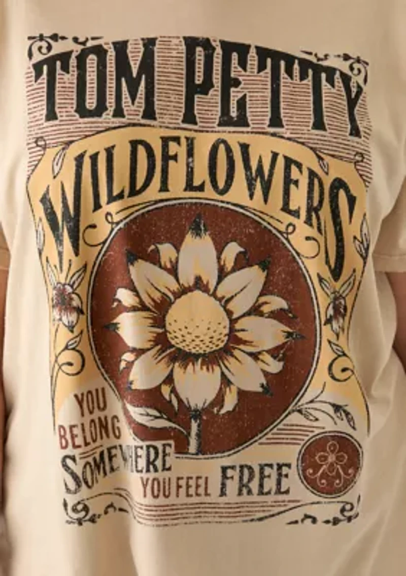 Plus Tom Petty Wildflowers Graphic T-Shirt