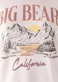 Plus Crew Neck Big Bear Sweatshirt