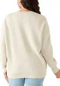 Plus Crew Neck Good Things Sweatshirt