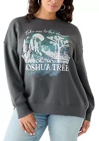 Plus Joshua Tree Crew Neck Sweatshirt