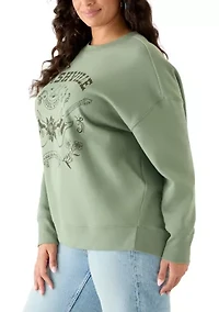 Plus Long Sleeve Crew Neck Nashville Sweatshirt