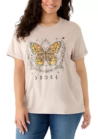 Plus Lunar Moon Graphic T-Shirt