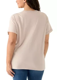 Plus Lunar Moon Graphic T-Shirt