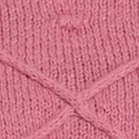 Women's Mock Neck Sweater with Pom Detail