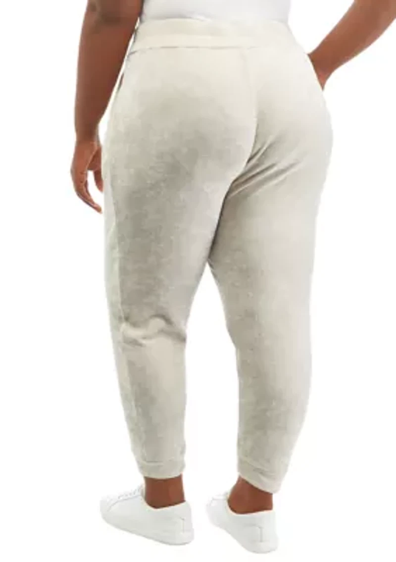 Plus Smocked Waistband Joggers