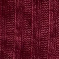 Plus Chenille Ribbed Cowl Neck Sweater