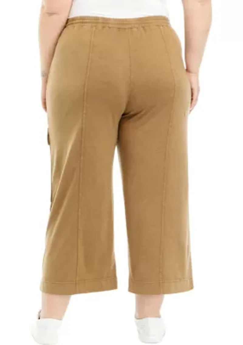 Plus Mid Rise Pants