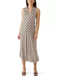 Women's Sleeveless Knit Midi Dress