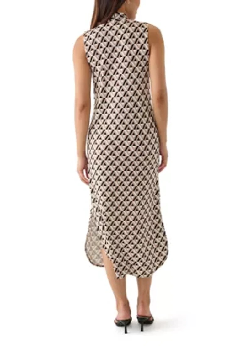Women's Sleeveless Knit Midi Dress