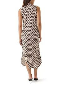 Women's Sleeveless Knit Midi Dress
