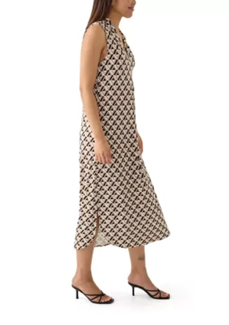 Women's Sleeveless Knit Midi Dress